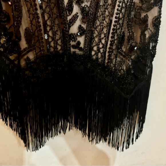 Sexy Roaring 20s style Cocktail Dress with Fringe- custom made never worn! - Picture 6 of 6